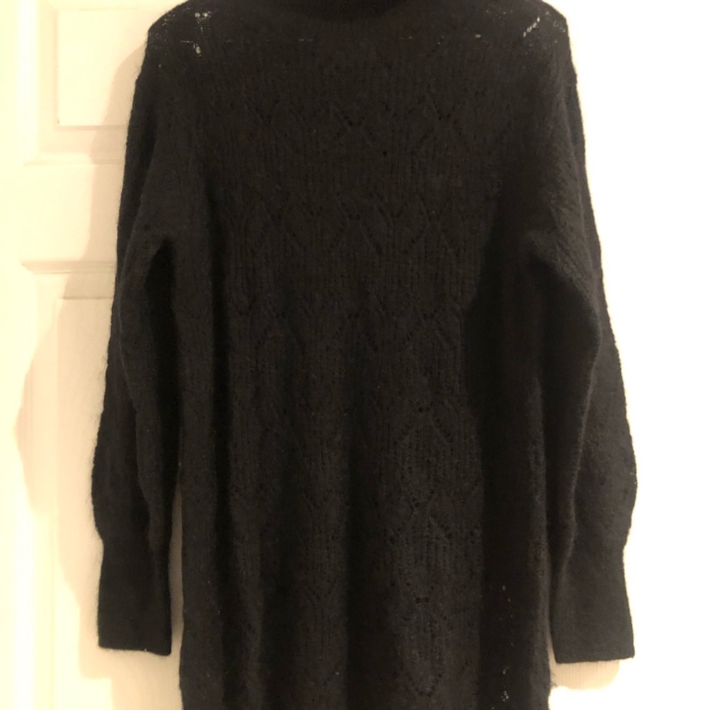 Aritzia black sweater dress